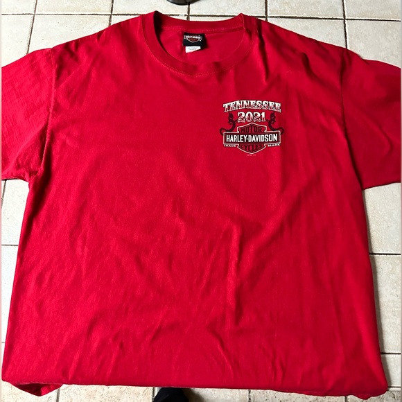 Harley-Davidson Red Women’s T-Shirt - Picture 1 of 4
